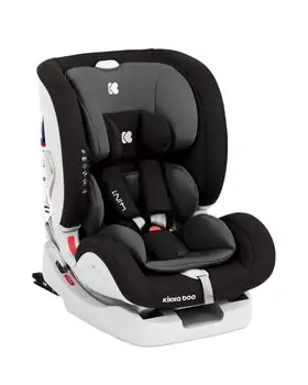 KikkaBoo 4in1 (ISOFIX) Black მანქანის სავარძელი (ქარსითი)