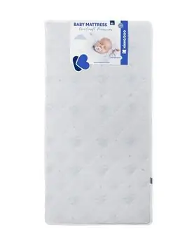KikkaBoo Mattress CocoCraft Premium 60х120х15cm Helicopter Blue/Pink ბამბის მატრასი, 2 image