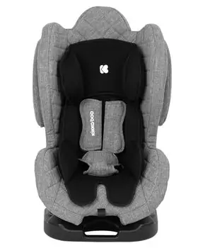 KikkaBoo Bon Voyage Dark Grey მანქანის სავარძელი (ქარსითი, 2 image