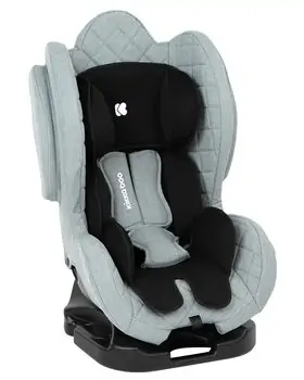 KikkaBoo Bon Voyage Light Grey მანქანის სავარძელი (ქარსითი), 2 image