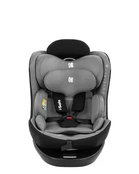 KikkaBoo Car seat I-Safe I-Size Dark Grey მანქანის სავარძელი (ქარსითი), 7 image