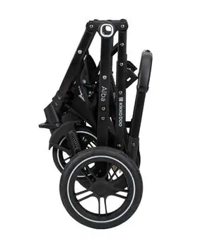 KikkaBoo Alba Black 3in1 საბავშვო ეტლის კომპლექტი, 8 image