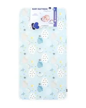 KikkaBoo Mattress Fantasia 60x120x7cm Clouds Blue ბამბის მატრასი, 2 image