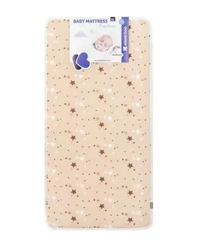 KikkaBoo Mattress Fantasia 60x120x9cm Stars Beige ბამბის მატრასი, 2 image