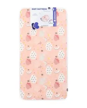 KikkaBoo Mattress Fantasia 60x120x9cm Clouds Peach ბამბის მატრასი, 2 image