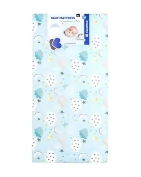 KikkaBoo Mattress Fantasia Plus 60x120x8cm Clouds Blue ბამბის მატრასი, 2 image