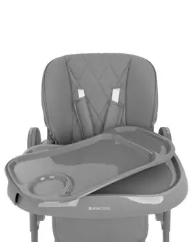 Kikkaboo Highchair Comfy Grey - საკვები სკამ-მაგიდა, 4 image