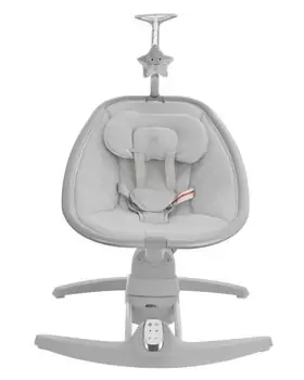 Kikkaboo Electrical Side-To-Side Swing Spinny Grey - საბავშვო ელექტრო შეზლონგი, 3 image