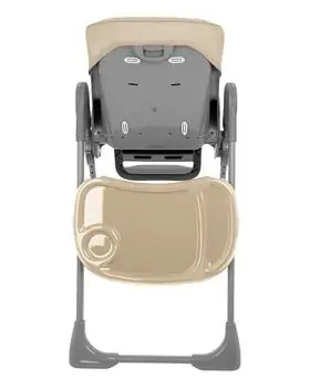 Kikkaboo Highchair Comfy Beige - საკვები სკამ-მაგიდა, 10 image
