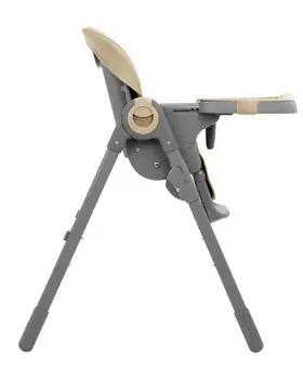 Kikkaboo Highchair Comfy Beige - საკვები სკამ-მაგიდა, 4 image
