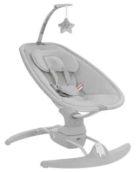 Kikkaboo Electrical Side-To-Side Swing Spinny Grey - საბავშვო ელექტრო შეზლონგი, 2 image