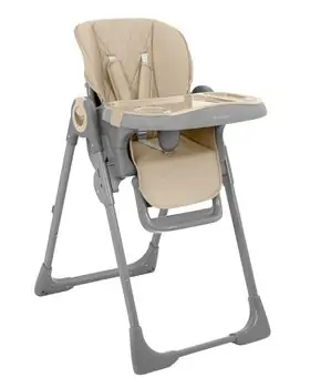 Kikkaboo Highchair Comfy Beige - საკვები სკამ-მაგიდა