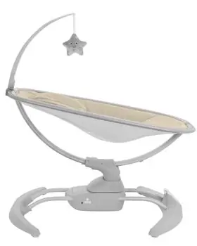 Kikkaboo Electrical Side-To-Side Swing Spinny Beige - საბავშვო ელექტრო შეზლონგი, 3 image