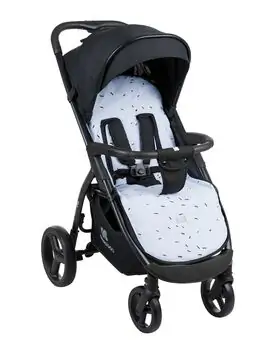 KikkaBoo Stroller liner Bear With Me Blue ეტლში ჩასაფენი მატრასი, 3 image