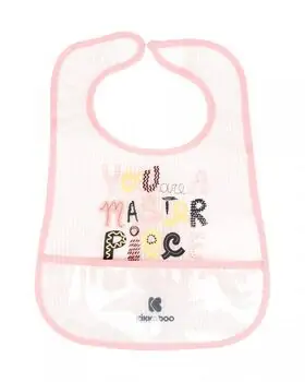 KikkaBoo EVA Terry Bib With Crumb Catcher 3Pcs Arty Pink საბავშვო წინსაფარი, 2 image