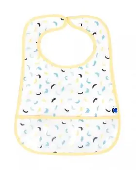 KikkaBoo EVA Terry Bib With Crumb Catcher 3Pcs Arty Blue საბავშვო წინსაფარი, 3 image