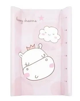 KikkaBoo Hard PVC changing pad Hippo Dreams გამოსაცვლელი ზედაპირი