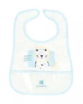 KikkaBoo EVA Terry Bib With Crumb Catcher 3Pcs Arty Blue საბავშვო წინსაფარი, 4 image