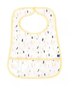 KikkaBoo EVA Terry Bib With Crumb Catcher 3Pcs Arty Pink საბავშვო წინსაფარი, 3 image