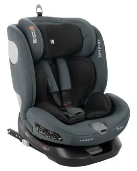 KikkaBoo i-Moove i-SIZE Dark Grey - მანქანის სავარძელი (ქარსითი)