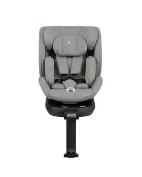 KikkaBoo i-Twist i-SIZE Light Grey - მანქანის სავარძელი (ქარსითი), 3 image