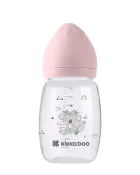 Kikkaboo PP Feeding Bottle 240ml Savanna Pink - ახალშობილის ბოთლი