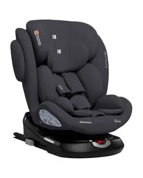 KikkaBoo i-Felix i-SIZE Dark Grey  - მანქანის სავარძელი (ქარსითი)