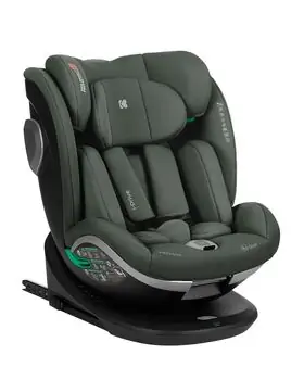 KikkaBoo i-Drive i-SIZE Army Green - მანქანის სავარძელი (ქარსითი)