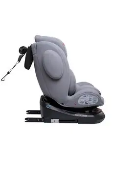 KikkaBoo i-Felix i-SIZE Light Grey  - მანქანის სავარძელი (ქარსითი), 5 image