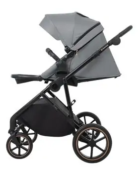 Kikkaboo Stroller 4in1 Thea Grey საბავშვო ტრანსფორმერი ეტლის კომპლექტი, 9 image