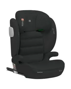 KikkaBoo i-Track i-SIZE Black - მანქანის სავარძელი (ქარსითი)