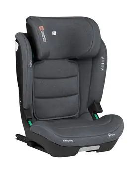KikkaBoo i-Scout i-SIZE Dark Grey - მანქანის სავარძელი (ქარსითი)