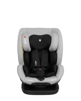 KikkaBoo i-View i-SIZE Light Grey - მანქანის სავარძელი (ქარსითი), 4 image