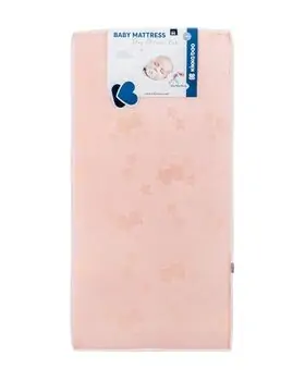 KikkaBoo Mattress DayDream Lux 60x120x10cm Bear Pink ბამბის მატრასი, 2 image