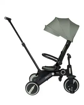 Kikkaboo Tricycle 7in1 Trix Mint სამ თვლიანი ველო-ეტლი, 4 image