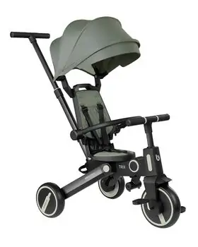 Kikkaboo Tricycle 7in1 Trix Mint სამ თვლიანი ველო-ეტლი