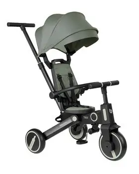 Kikkaboo Tricycle 7in1 Trix Mint სამ თვლიანი ველო-ეტლი, 2 image