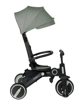 Kikkaboo Tricycle 7in1 Trix Mint სამ თვლიანი ველო-ეტლი, 7 image