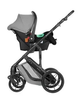 KikkaBoo Darling Light Grey 3in1 2024 With I-Size Car Seat  საბავშვო ეტლის კომპლექტი, 11 image