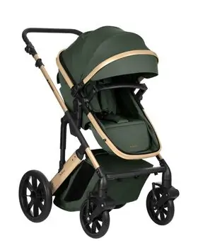 KikkaBoo Darling 3 In 1 Army Green 2024 With I-Size Car Seat საბავშვო ეტლის კომპლექტი, 3 image