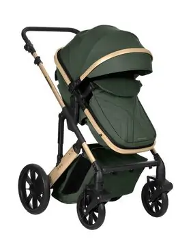 KikkaBoo Darling 3 In 1 Army Green 2024 With I-Size Car Seat საბავშვო ეტლის კომპლექტი, 2 image