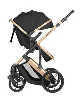 KikkaBoo Darling Black 3in1 2024 With I-Size Car Seat  საბავშვო ეტლის კომპლექტი, 4 image