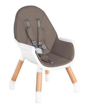 KikkaBoo Multi 3in1 Dark Beige საკვები სკამ-მაგიდა, 3 image