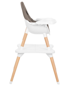 KikkaBoo Multi 3in1 Dark Beige საკვები სკამ-მაგიდა, 6 image
