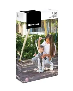 KikkaBoo Walking belt Gia Mesh Beige სატარებელი ქამარი, 2 image