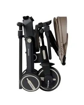Kikkaboo Tricycle 7in1 Trix Beige სამ თვლიანი ველო-ეტლი, 9 image