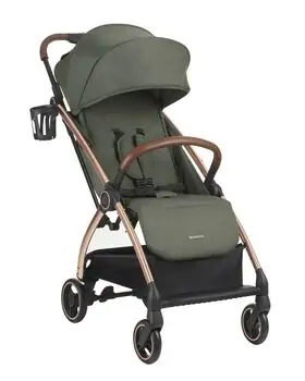 KikkaBoo Joy Army Green საბავშვო ეტლი