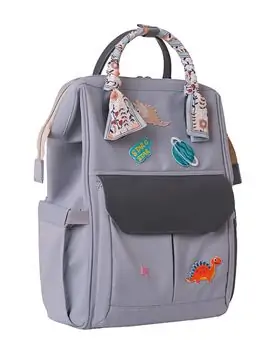 KikkaBoo Mama bag Myla Grey დედის ჩანთა, 3 image