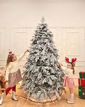 Kovalivian Snow-Covered Christmas Tree PE 230 CM ნაძვის ხე დათოვლილი ტოტებით, 100% სილიკონი