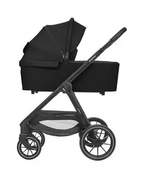 KikkaBoo Modena 4in1 With Carrycot Black საბავშვო ეტლის კომპლექტი, 2 image